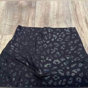 Black Leopard Print Leggings